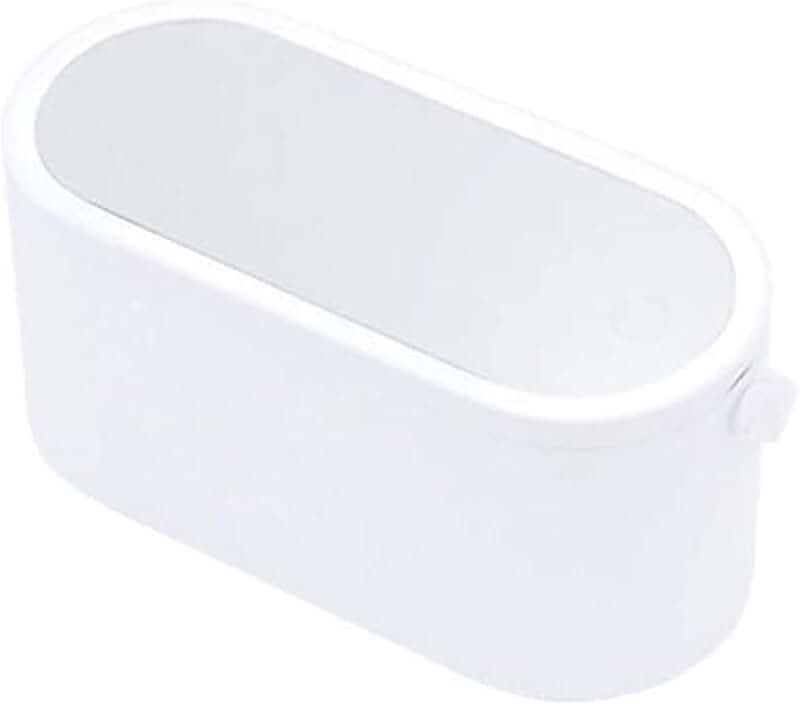 Portable LED Makeup Mirror with Storage and Dimmable Light