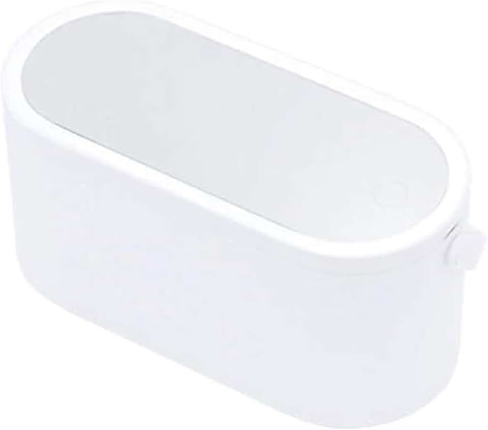 Portable LED Makeup Mirror with Storage and Dimmable Light