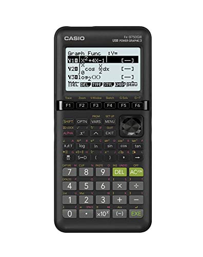fx-9750GIII, Standard Graphing Calculator, Pyton and Natural Text Book Display, Black