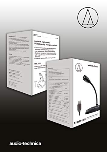 ATGM1-USB USB Gaming Desktop Microphone