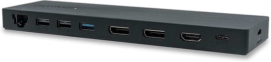USB-C Docking Station with 3 Display Outputs and Ports