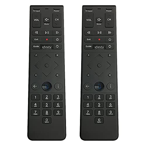 (2 Pack) Comcast XR15 Voice Control Remote for X1 Xi6 Xi5 XG2 (Backlight)