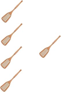 Set of 5 Wooden Heat-Resistant Cooking Spatulas
