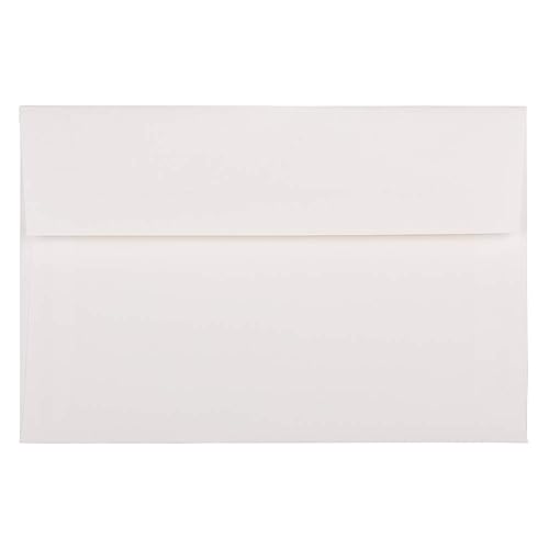 Bright White A9 Invitation Envelopes, 50 Pack