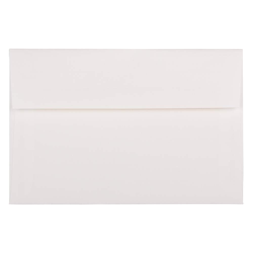 Bright White A9 Invitation Envelopes, 50 Pack