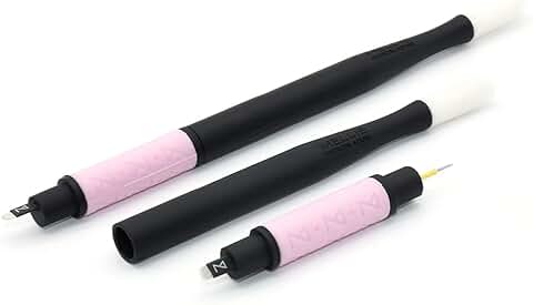 Set of 10 Microblading Disposable Pens with Blade and Shade