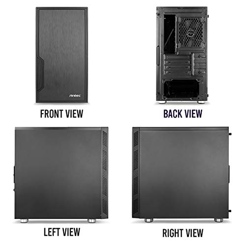 '- VSK10 VSK10 Value Solution Series Highly Functional Micro-ATX Case, Support 4 x 140 mm Fan and 280 mm Radiator, 2 x USB3.0 Black