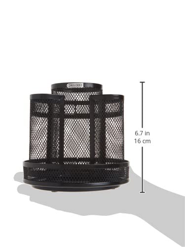 Rotating Mesh Desk Organizer for Office Supplies