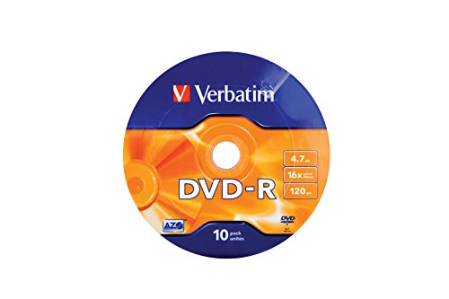 DVD-R 4,7GB 16x 10Pack Spindle Wrap Silver 43729