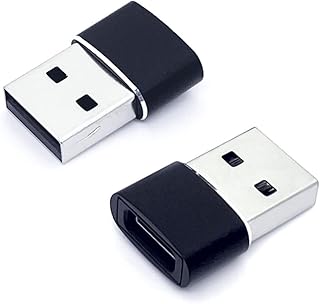 USB C to USB Adapter Pack, Black