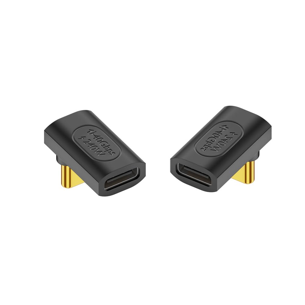 USB 4.0 Type C Coupler 2 Pack for fast data and charging