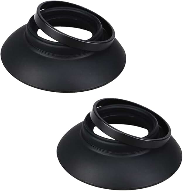 Eyecup for Nikon D810 D800 D700 F6 D5 Cameras (2 Pack)