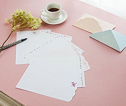 Cute Kawaii Stationery Paper with Envelopes