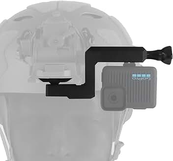 Night Vision Goggles Helmet Mount Adapter for Cameras and Lights