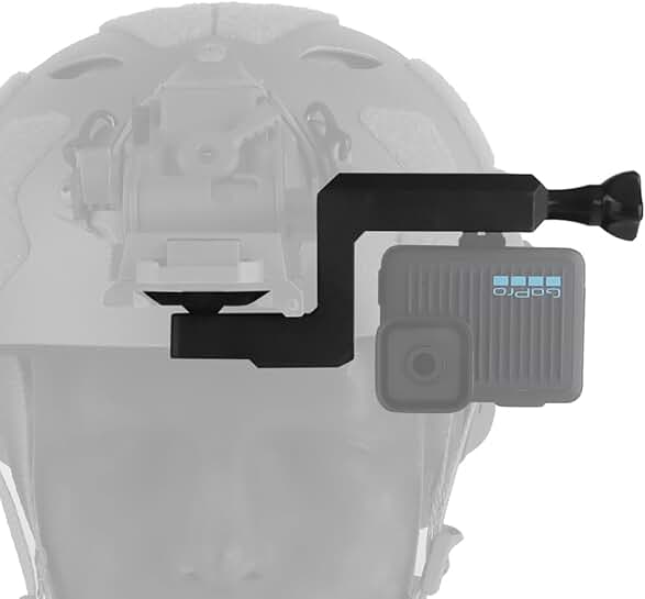 Night Vision Goggles Helmet Mount Adapter for Cameras and Lights