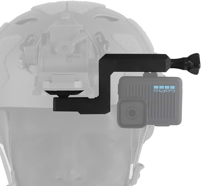 Night Vision Goggles Helmet Mount Adapter for Cameras and Lights