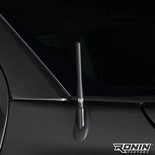 '- Chevy Silverado & GMC Sierra Denali Short Antenna 4" Anti-Theft Design - Replacement Antenna - No Adapters Needed (M7 Thread - Check Fitment Guide Below)