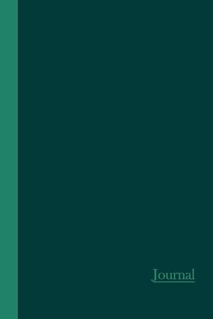 Two Tone Green Silk 6x9 Graph Journal
