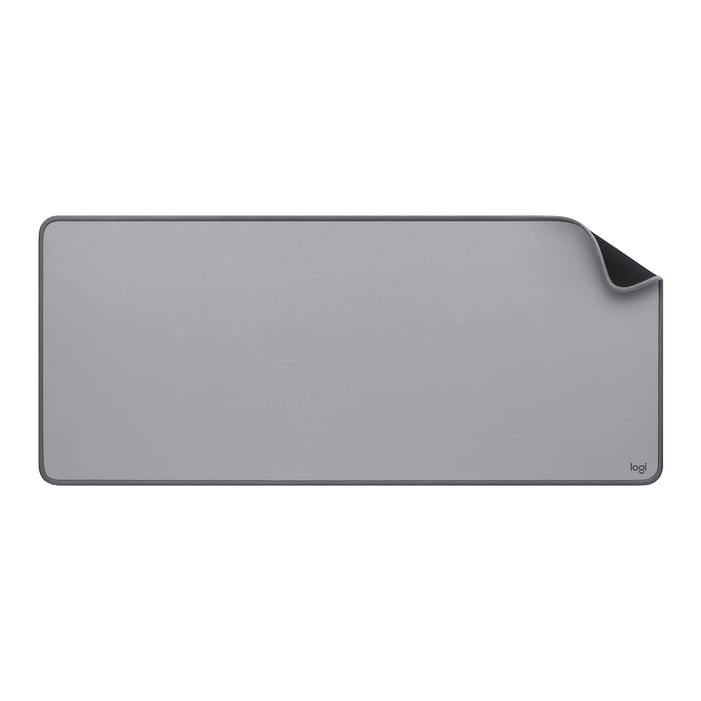 Desk Mat - Studio Series, Multifunctional Large Desk Pad, Extended Mouse Mat, Office Desk Protector with Anti-slip Base, Spill-resistant Durable Design, in Mid-Grey