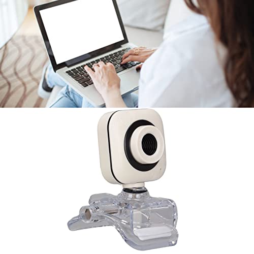 PC Camera, Plug and Play Flexible Rotation USB Webcam with Inbuilt Mic for Streaming Meeting Computers Distance Education Distance Training(Crystal Clip 640 * 480)