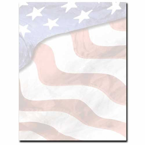 Patriotic Flag 4th of July Printer Paper, 150 Sheets