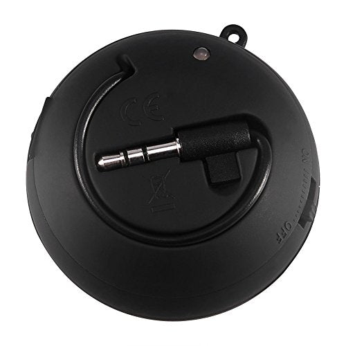Bluetooth Speaker, Outdoor Portable Mini Travel Speaker with 3.5mm Aux Audio Jack Plug in Clear Bass Built-in Battery for Smart Phone, Pad and Computer