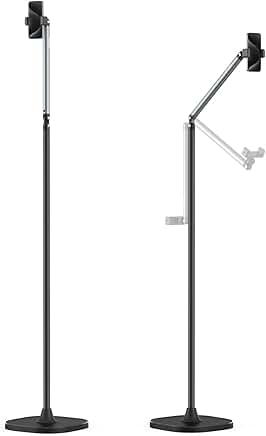 Adjustable Floor Stand for Phones, 57" Height