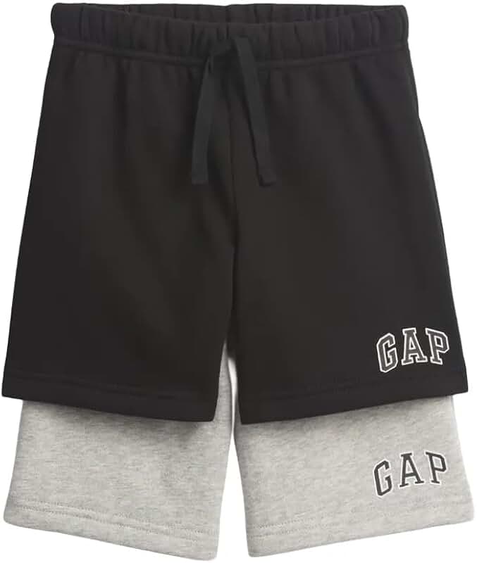 Baby two-pack fleece shorts