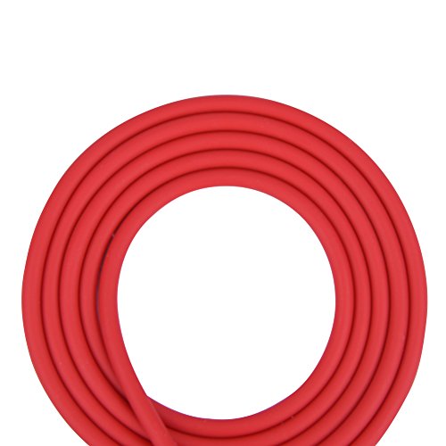 1 Meter 3.5mm Male to Female Headphone Cord L Shaped Right Angle Phone Audio Cable for Computer/Speaker/MP3/MP4/Smaertphone etc.(Red)