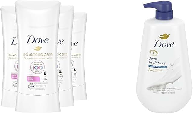Deodorant Stick and Body Wash with Moisture