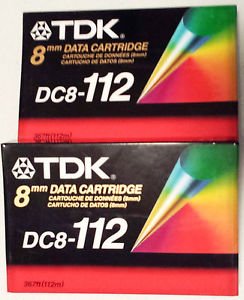 DC8-112 New Sealed 8mm 2.5 GB DC8-112 Media Data Tape Cartridge (DC8112), New