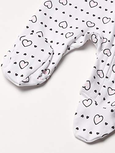 Girls' Coverall, Pale Pace/White/Obsidian Black, 6-9 Months
