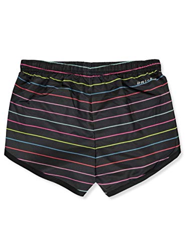 Girl`s Graphic Print T Shirt & Shorts 2 Piece Set (Black(26G431-023)/White, 2T, 2_Years)