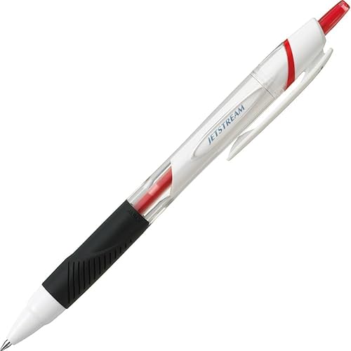 Red Oil-Based Ballpoint Pen, 0.5mm, 10 Pack