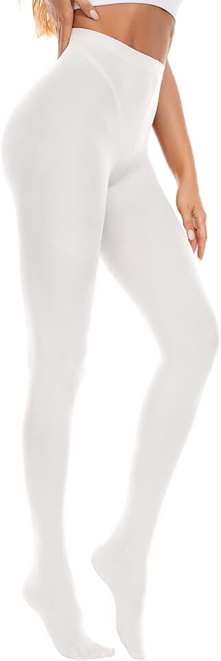 Women’s 80D semi-opaque high-waisted footed tights