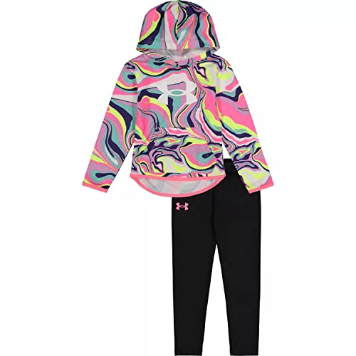 Baby Girls Rainbow Swirl Hoodies and Pants 2 Piece Set (Black(UAFEI17O-001)/R, 0-3 Months)