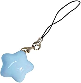 Phone charm lanyard strap with pendant, 7x2.5cm