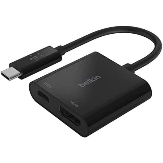 USB C to HDMI Adapter with Charging Port, 4K UHD, 60W Power