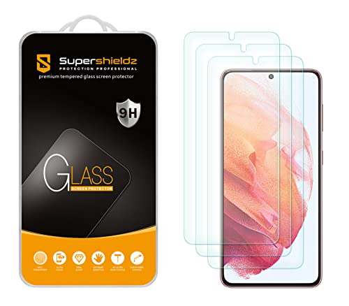 (3 Pack) Designed for Samsung Galaxy S21 5G Tempered Glass Screen Protector, Anti Scratch, Bubble Free
