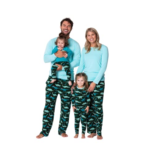 Print Footie with Zipper (Santa Dinos - 3-6 Months)