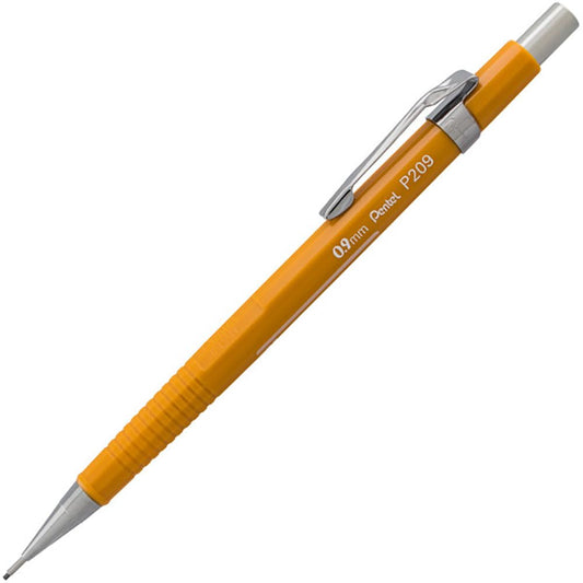 Yellow 0.9mm Mechanical Drafting Pencil, Pack of 6