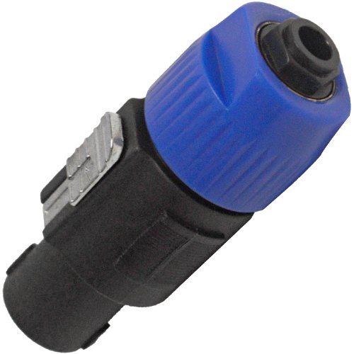'- SAPT215-2Pack - 2 Pack of Speakon to 1/4 Inch Female Mono Adapters - Convert 1/4" Cables to Speakon Connection