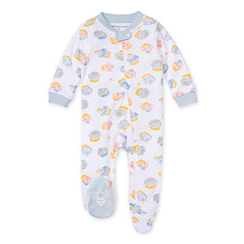 Girls' Sleep and Play Pajamas, 100%  Cotton One-Piece Romper Jumpsuit Zip Front PJs, Sweetest Treats, 3 Months