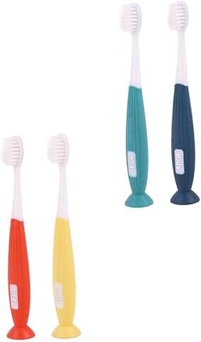 4-Pack Soft Bristle Toothbrushes for Gentle Oral Care