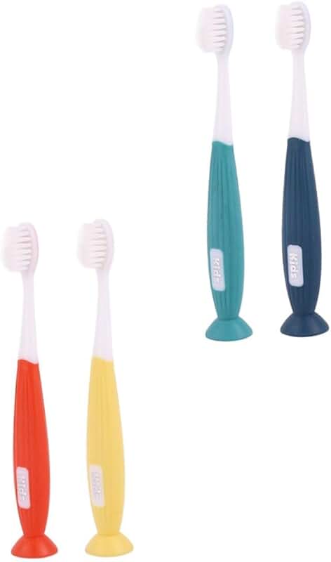 4-Pack Soft Bristle Toothbrushes for Gentle Oral Care