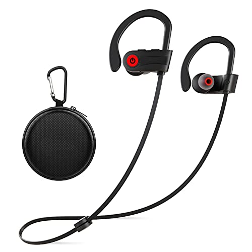 Bluetooth Earbuds Wireless Headphones Bluetooth Headphones, Sports Earbuds, IPX7 Waterproof Stereo Earphones for Gym Running 15 Hours Playtime Sound Isolation Headsets