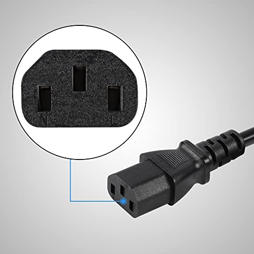 0.5m C13 to C13 Power Cable,18AWG 10A 250V IEC 320 C13 Female to C13 Female Computer Monitor PDU Power Conversion Cord(c13-c13)
