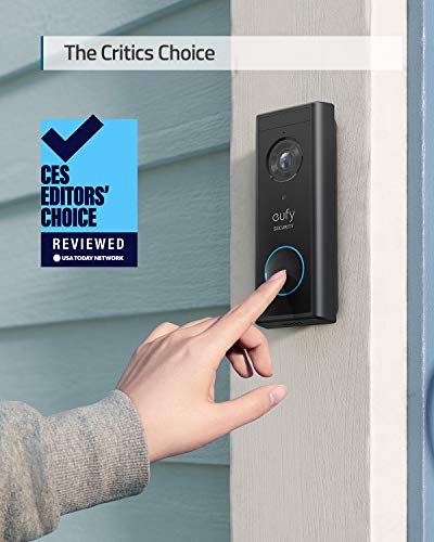 , Wireless Add-on Video Doorbell with 2K Resolution, 2-Way Audio, Simple Self-Installation, HomeBase 1, 2, or E Required