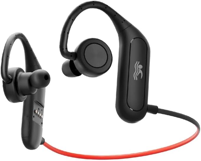 Waterproof In-Ear Headphones with Mic, 16H Playtime