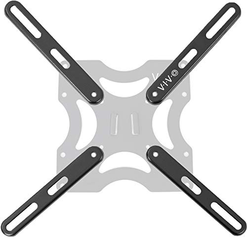 Steel VESA Extension Mount Adapter Brackets for Screens 32 to 55 inch LCD LED TV, Conversion Plate Kit for VESA up to 400x400mm, MOUNT-AD400B